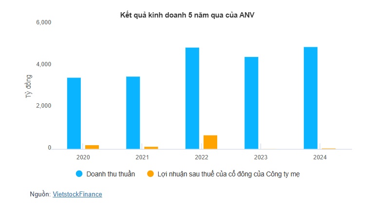 Thị giá về đáy 17 tháng, Tổng Giám đốc ANV gom cổ phiếu giữa "bão" thuế quan