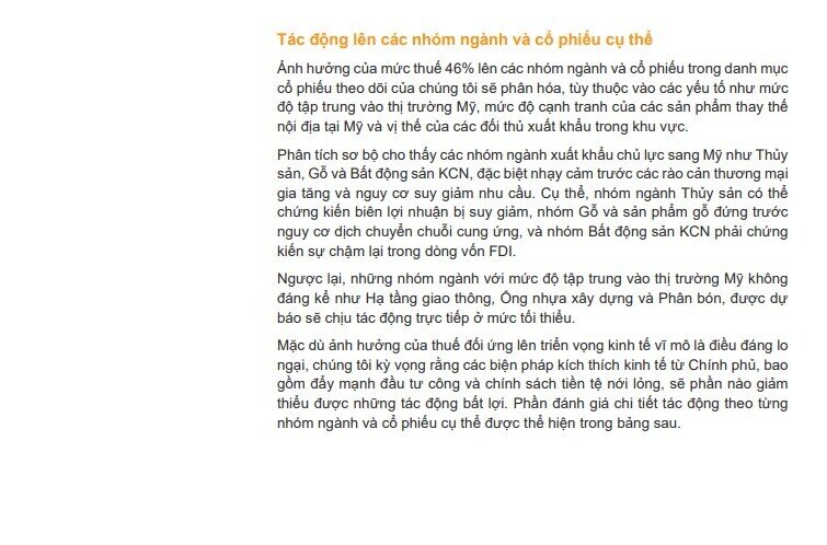 Mỹ áp thuế 46%, ngành nào chịu tác động mạnh?