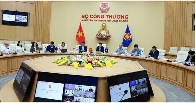 Thông qua tuyên bố chung của các Bộ trưởng Kinh tế ASEAN về chính sách thuế quan Hoa Kỳ
