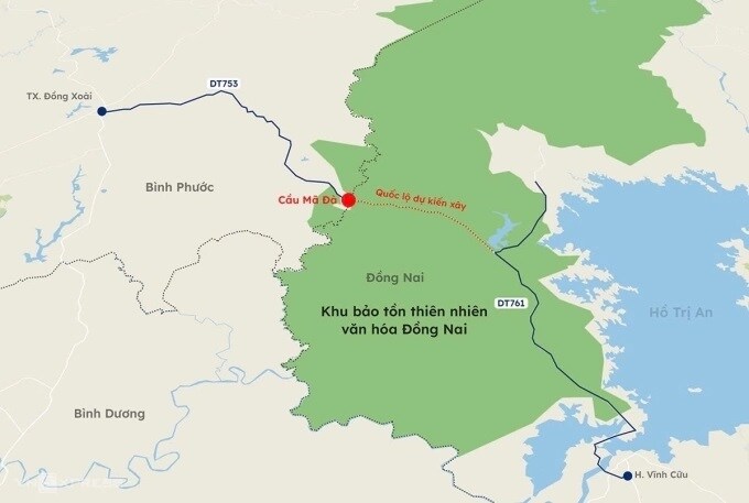 Khởi công cầu Mã Đà nối Đồng Nai và Bình Phước vào tháng 6