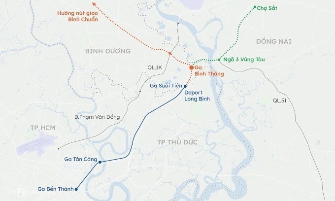 Bình Dương muốn dùng chung depot metro với TP HCM