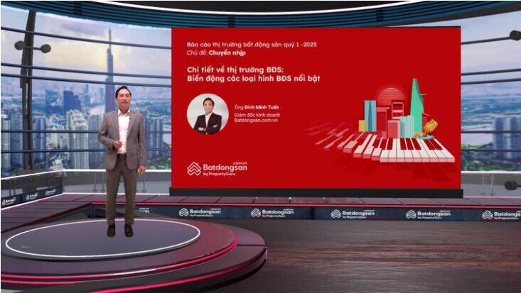 Đất nền dẫn đầu về mức độ quan tâm trong quý 1/2025