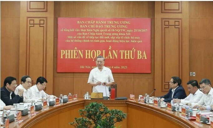 Tổng Bí thư: Sửa Hiến pháp phải đi trước một bước để sắp xếp bộ máy