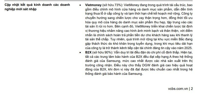 Chịu ảnh hưởng không đáng kể từ thuế Mỹ, cổ phiếu DGW được khuyến nghị mua