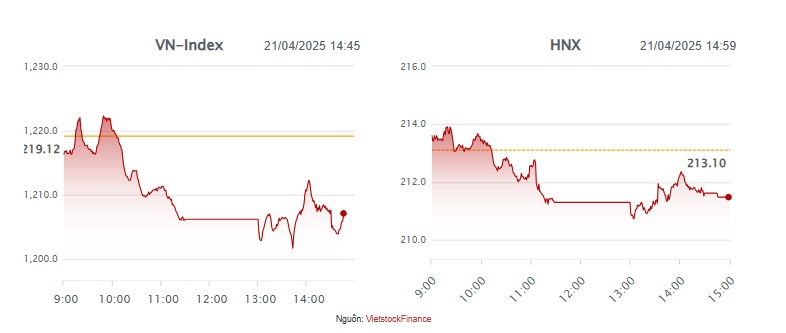 Nhịp đập Thị trường 21/04: Cổ phiếu VIC giảm cuối phiên, VN-Index lui về mốc 1,207 điểm