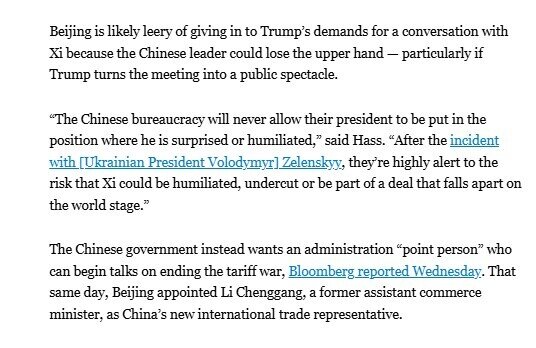 Ông Trump muốn đàm phán trực tiếp với Chủ tịch Trung Quốc