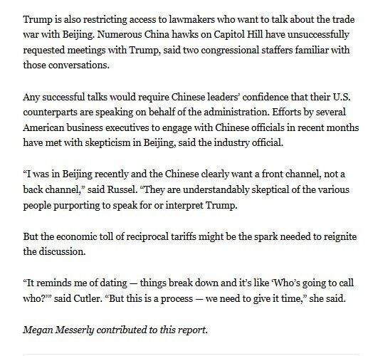 Ông Trump muốn đàm phán trực tiếp với Chủ tịch Trung Quốc
