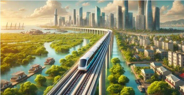 Vingroup của tỉ phú Phạm Nhật Vượng cam kết bố trí vốn và công nghệ làm đường sắt đô thị Cần Giờ