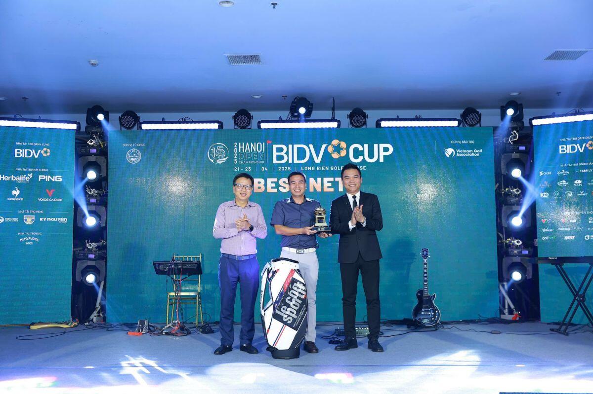 Giải golf Hà Nội Mở rộng – BIDV Cup 2025: Golfer Nguyễn Trường Kỳ vô địch Nam nghiệp dư