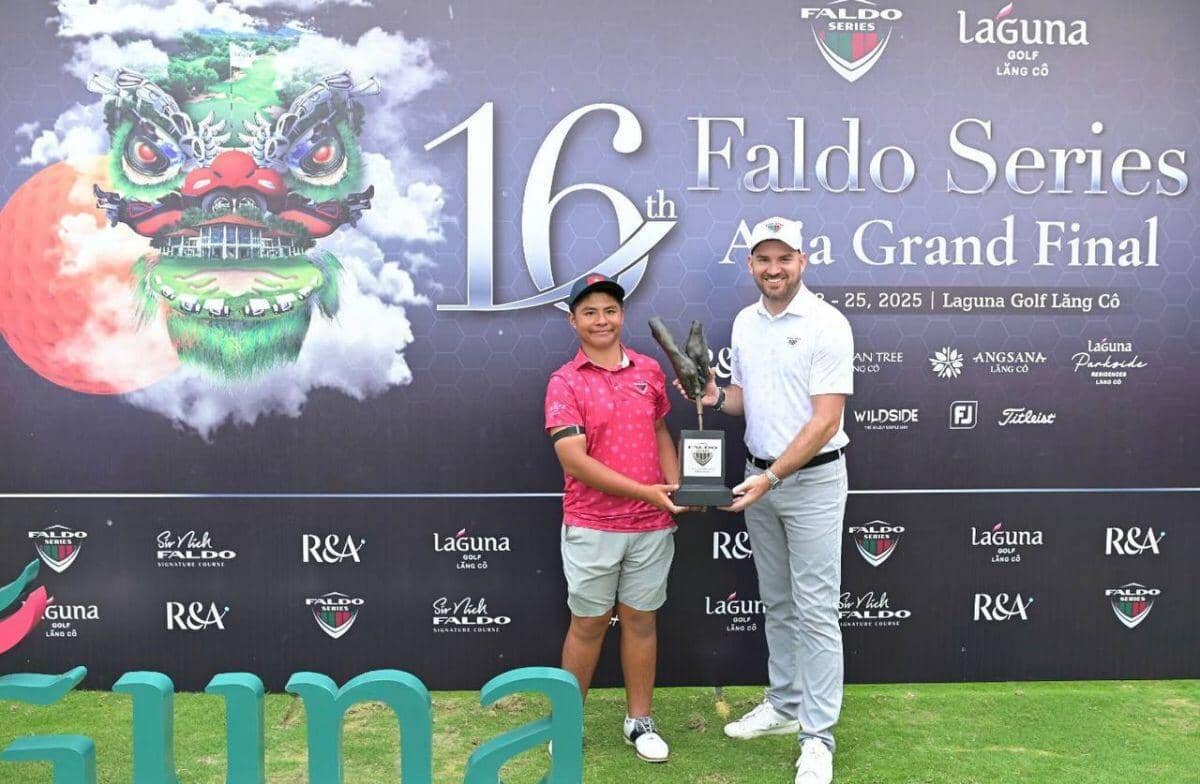 Nguyễn Tuấn Anh vô địch Faldo Series Asia Grand Final 2025