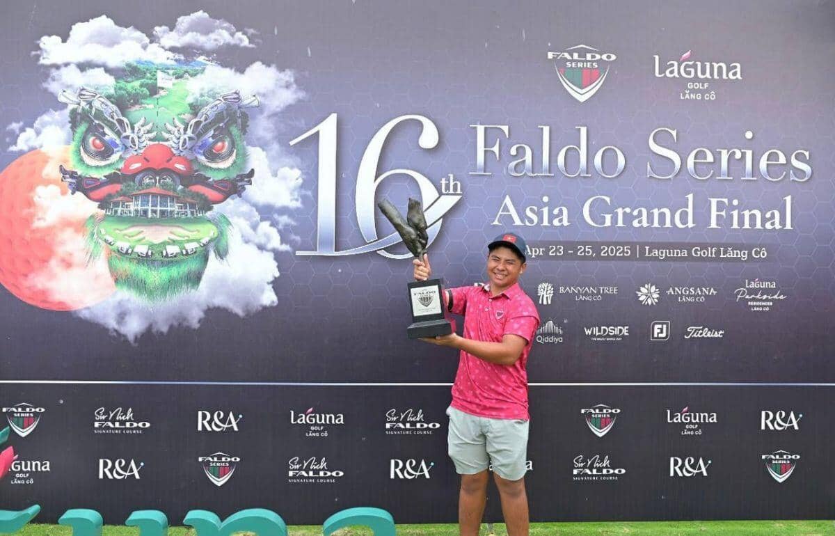Nguyễn Tuấn Anh vô địch Faldo Series Asia Grand Final 2025