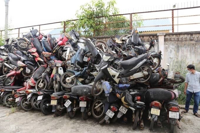 Đề xuất bán phương tiện vi phạm để giảm tải kho bãi