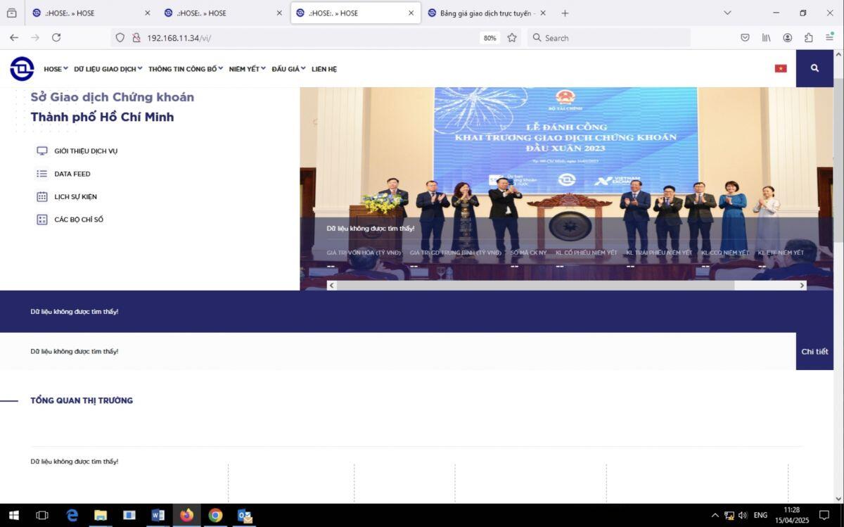 Nhà đầu tư chú ý: Từ ngày 5/5/2025, HOSE ra mắt giao diện website với nhiều tính năng mới