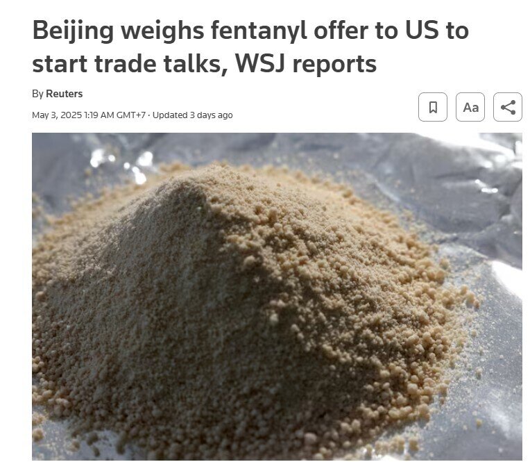 Bắc Kinh xuống thang vụ fentanyl, mở đường 'phá băng' chiến tranh thương mại với Mỹ