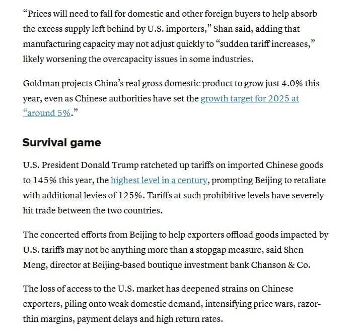 Mỹ áp thuế kỷ lục, hàng Trung Quốc ồ ạt ‘quay đầu’ về nước