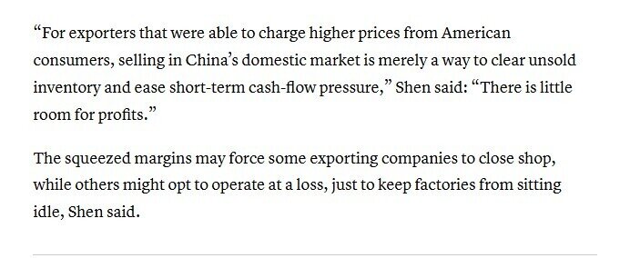 Mỹ áp thuế kỷ lục, hàng Trung Quốc ồ ạt ‘quay đầu’ về nước