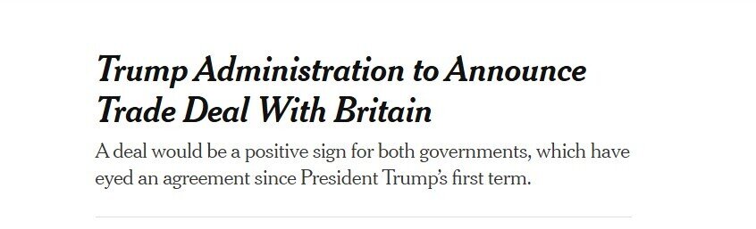Mỹ và Anh sẽ công bố thỏa thuận thương mại trong ngày hôm nay