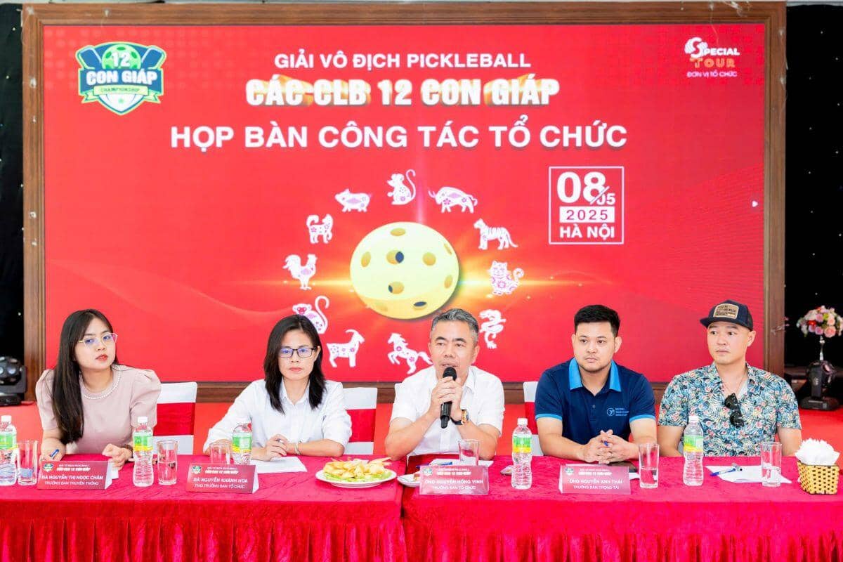 Pick thủ cùng hệ tuổi sẵn sàng  " bùng nổ" tại giải Vô địch Pickleball các CLB 12 Con giáp