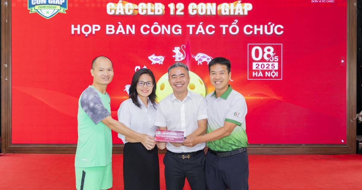 Pick thủ cùng hệ tuổi sẵn sàng  " bùng nổ" tại giải Vô địch Pickleball các CLB 12 Con giáp