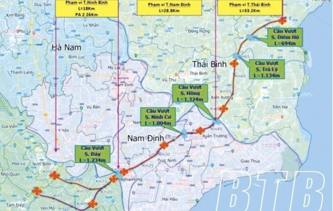 Khởi công cao tốc Nam Định - Thái Bình
