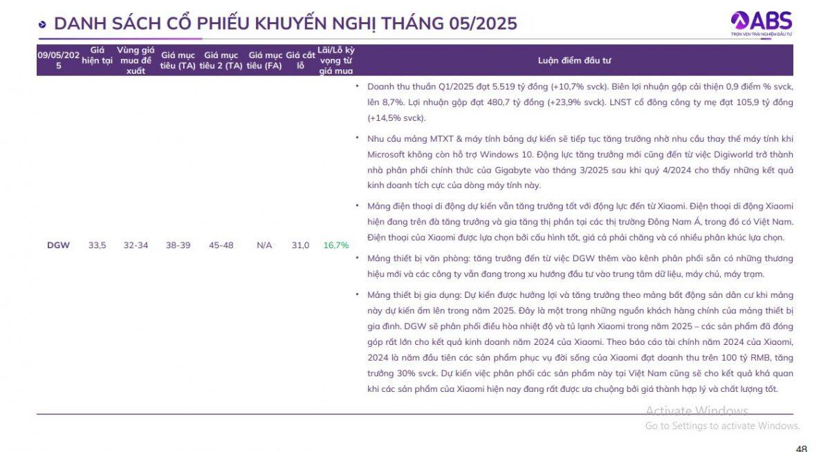 CTCK gợi ý các nhóm cổ phiếu có tiềm năng tăng trưởng cao trong tháng 5