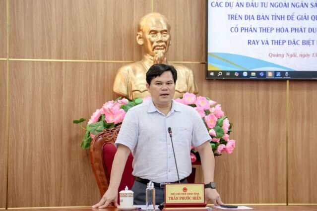 Quảng Ngãi xin ý kiến Bộ Công an, Bộ Quốc phòng về Nhà máy ray thép 14.000 tỷ đồng của Hòa Phát