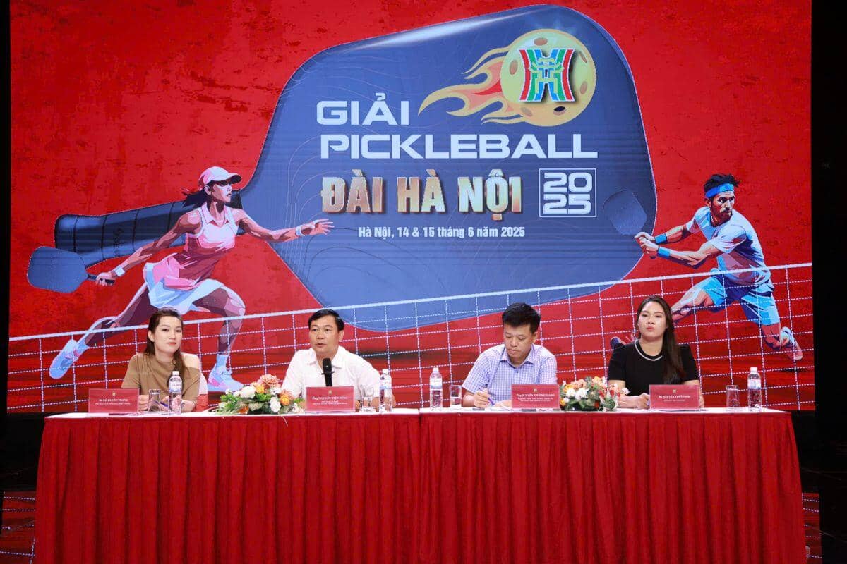 Sắp khởi tranh "Giải Pickleball Đài Hà Nội 2025", thu hút 600 vận động viên tham dự