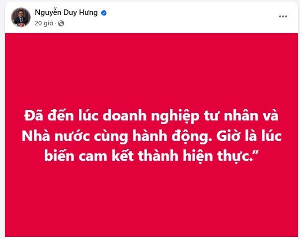 Chủ tịch SSI: Đã đến lúc doanh nghiệp tư nhân và Nhà nước cùng hành động