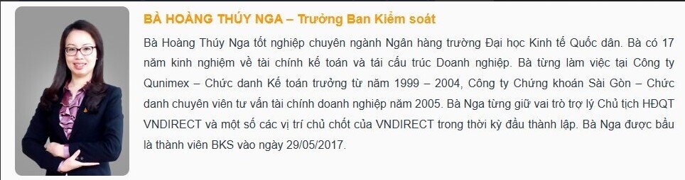 Một nhân sự cấp cao Chứng khoán VNDirect xin từ nhiệm sau 2 thập kỷ gắn bó