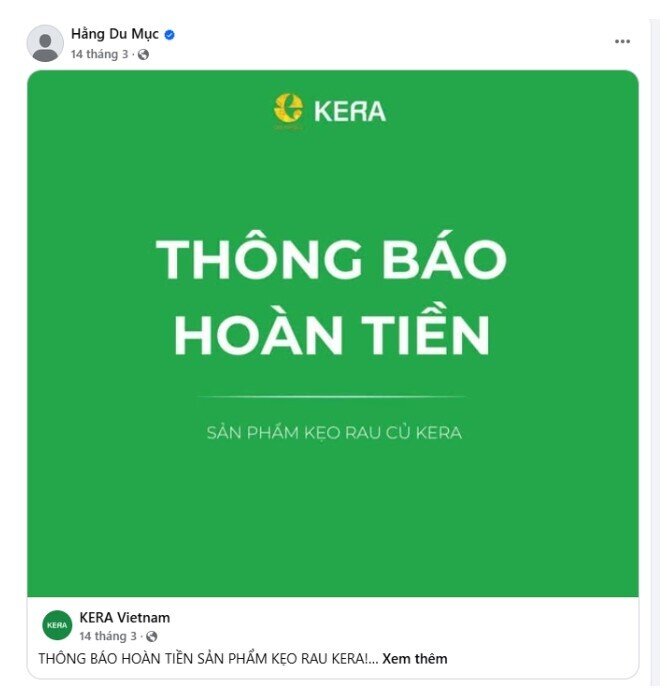 "Có ai được hoàn tiền vụ kẹo KERA chưa?" - câu hỏi nóng lại sau khi Hoa hậu Thùy Tiên bị bắt
