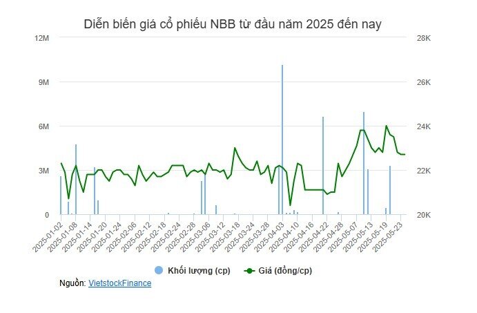 CII Invest hoàn tất mua thêm gần 2 triệu cp NBB, nâng sở hữu lên hơn 48%