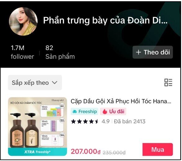 Số tiền khủng vợ chồng Đoàn Di Băng thu về được từ 3 sản phẩm bị đình chỉ, thu hồi