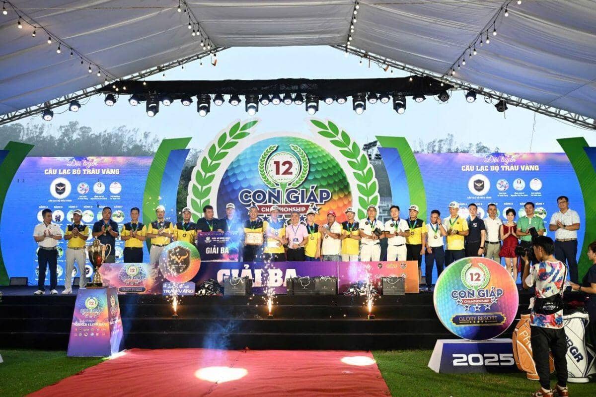 Giải Vô địch các CLB Golf 12 Con Giáp - Glory Resort 2025: Câu lạc bộ Golf 1982 chiến thắng ấn tượng, 12 "hệ tuổi" tạo nên bức tranh thể thao giàu bản sắc và ý nghĩa