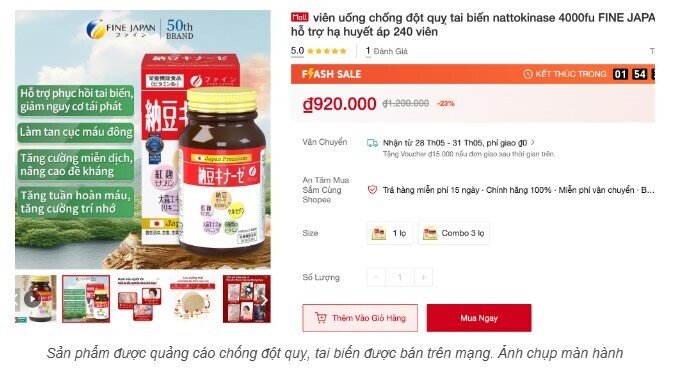 Shopee, Lazada bị yêu cầu gỡ loạt thực phẩm chức năng chưa cấp phép