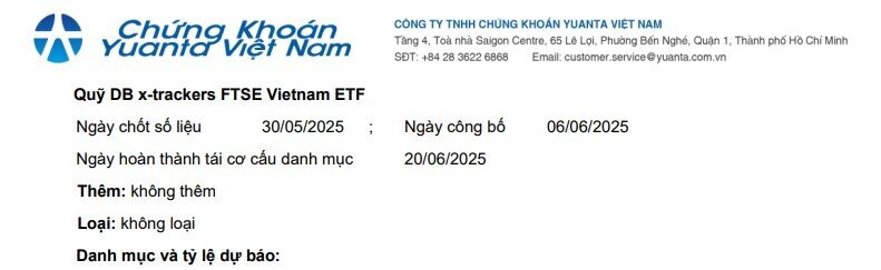 Dự báo cơ cấu ETF quý 2: Dòng tiền dồn mạnh vào nhóm ngân hàng và tiêu dùng