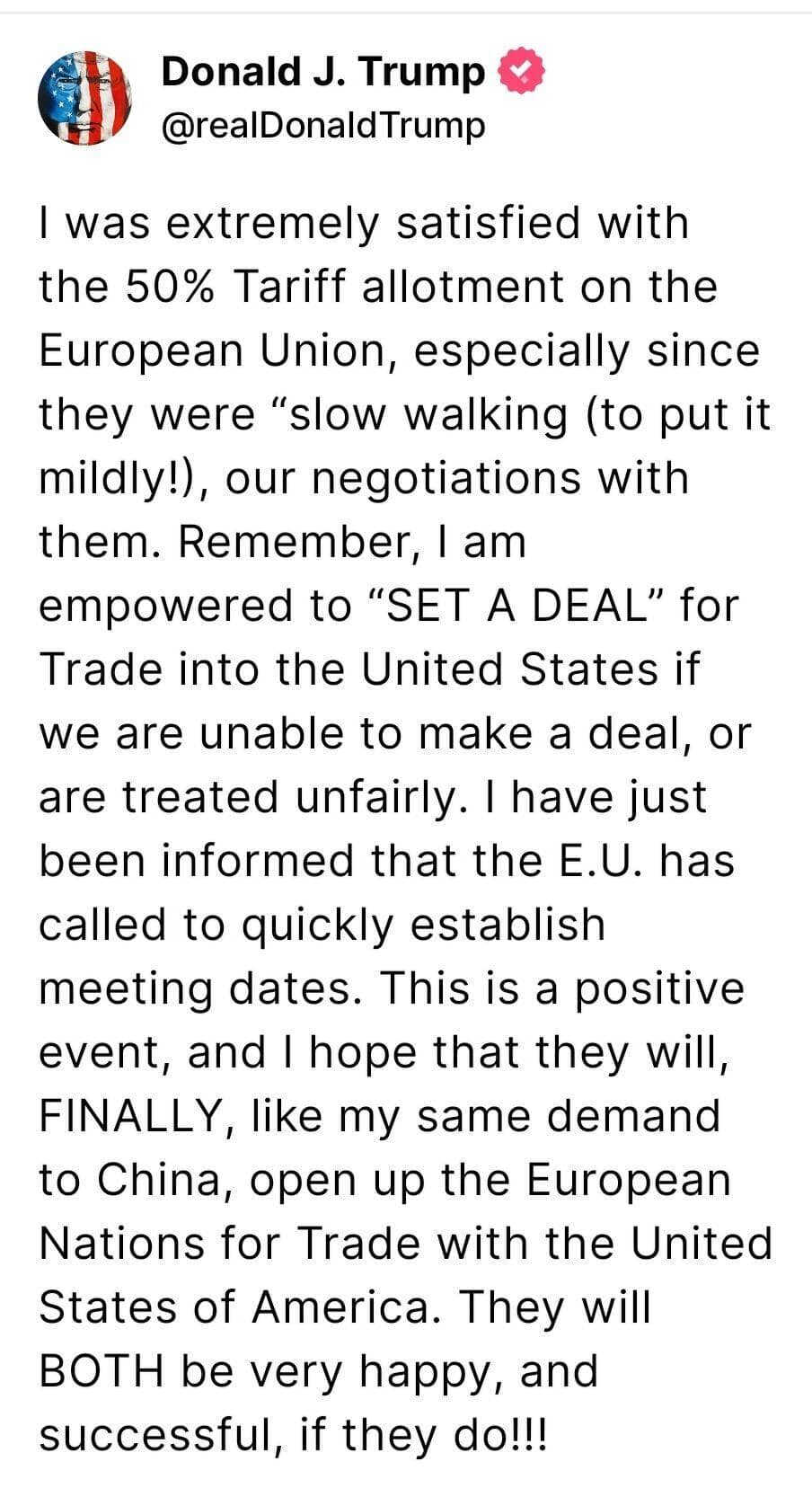 Cập nhật mới về đàm phán thương mại Mỹ - EU