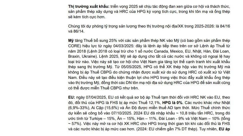 Bất động sản 'khơi thông' kích cầu thép, đòn thuế tiếp sức, cổ phiếu HPG có cơ hội tăng 30%