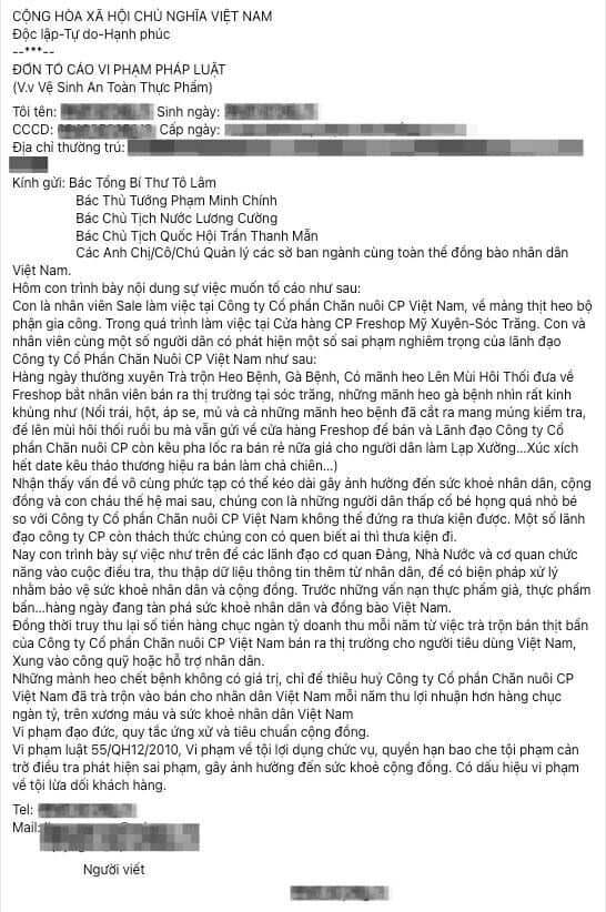 Thực hư thông tin CP Việt Nam trộn heo bệnh để bán ra thị trường?