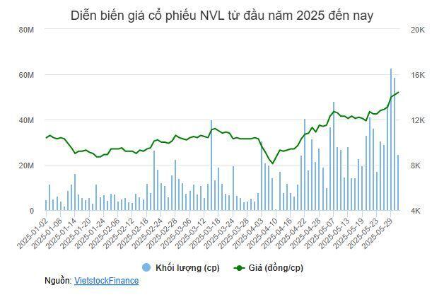 Vợ ông Bùi Thành Nhơn và đơn vị liên quan hoàn tất bán hơn 3.4 triệu cp NVL