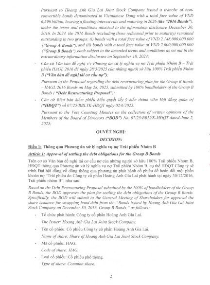 HAG muốn phát hành 210 triệu cổ phiếu để hoán đổi nợ, đặt kế hoạch lợi nhuận 1.114 tỷ