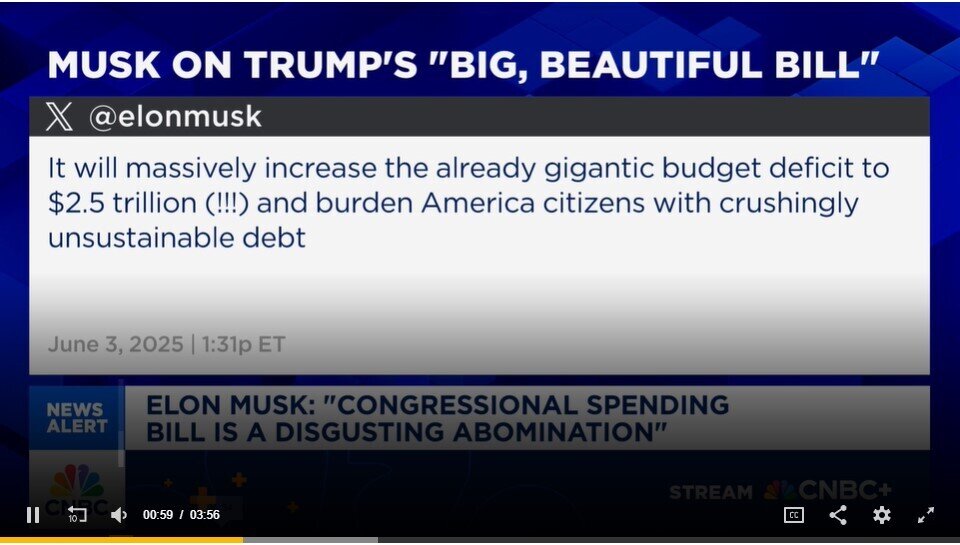 Tỷ phú Elon Musk 'quay lưng' với ông Trump, tuyên bố dự luật cắt giảm thuế là sự đáng xấu hổ