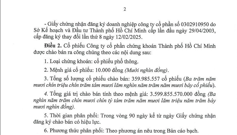Sắp có thêm một CTCK vốn điều lệ trên 10.000 tỷ