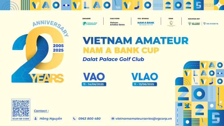 Công bố khởi tranh giải Golf Vô địch Nghiệp dư Nam & Nữ Việt Nam Mở rộng 2025 - Cúp Nam A Bank