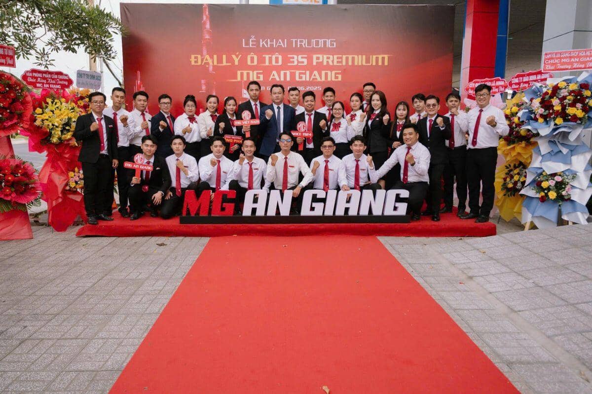 Khai trương MG An Giang tiêu chuẩn 3S Premium toàn cầu