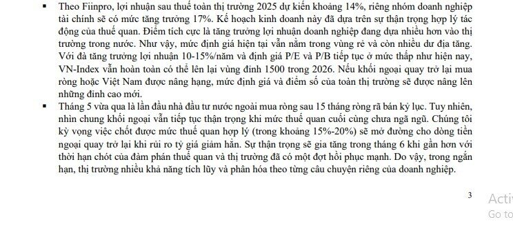 SGI Capital: NĐT chứng khoán đang chờ kết quả thuế quan để giải ngân
