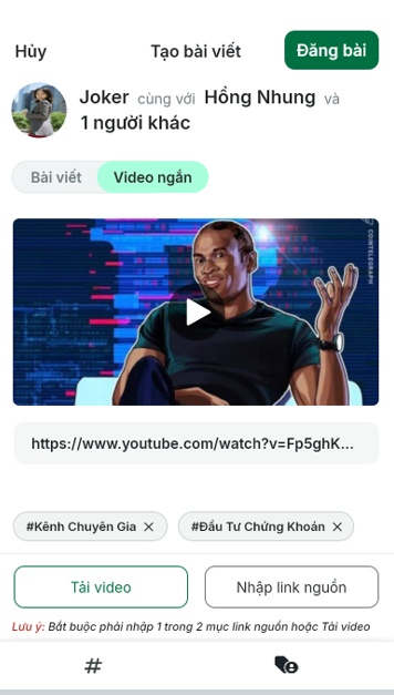 Tính năng mới: Đăng video ngắn - Chia sẻ kiến thức tài chính mọi lúc mọi nơi!