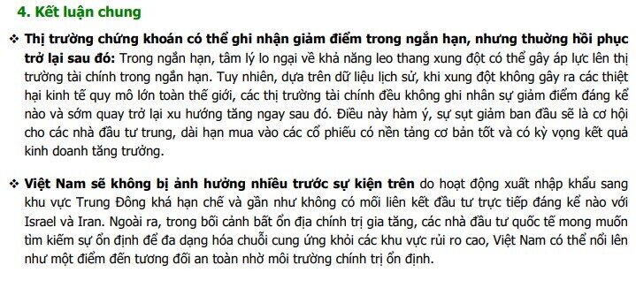 Xung đột tại Trung Đông sẽ tác động thế nào tới TTCK Việt?