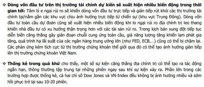 Xung đột tại Trung Đông sẽ tác động thế nào tới TTCK Việt?