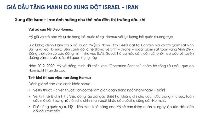 Xung đột Iran-Israel bùng nổ: Nhận diện cổ phiếu dầu khí sẽ bứt phá trong quý 3