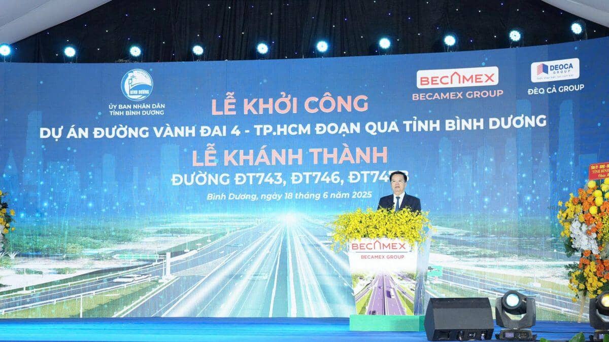 Khởi công dự án Vành đai 4 TP. Hồ Chí Minh đoạn cầu Thủ Biên - sông Sài Gòn